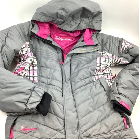 Alycium Y2K Snowboard Puffer Coat LG - Picture 2 of 8